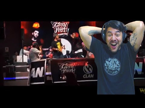 ESPAÑOLES EN LA CLAN FEST 2017 PERU | ZASKO VS RICTO Y KHAN VS MORDEKAI | MARALB REACT
