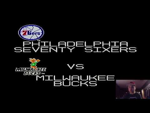 Tecmo Super NBA Basketball - Philadelphia Vs Milwaukee