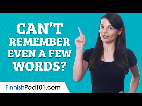 How to Learn the 100 Most Common Finnish Words on Loop