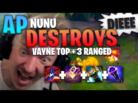 My Secret AP Nunu Strategy To Beat 4 Range Enemies