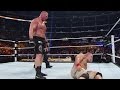 WWE Network Brock Lesnar Repeatedly Suplexes John Cena SummerSlam 2014