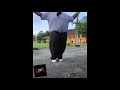 Strong Healthy Fat Boy Do Skipping Rope Jump
