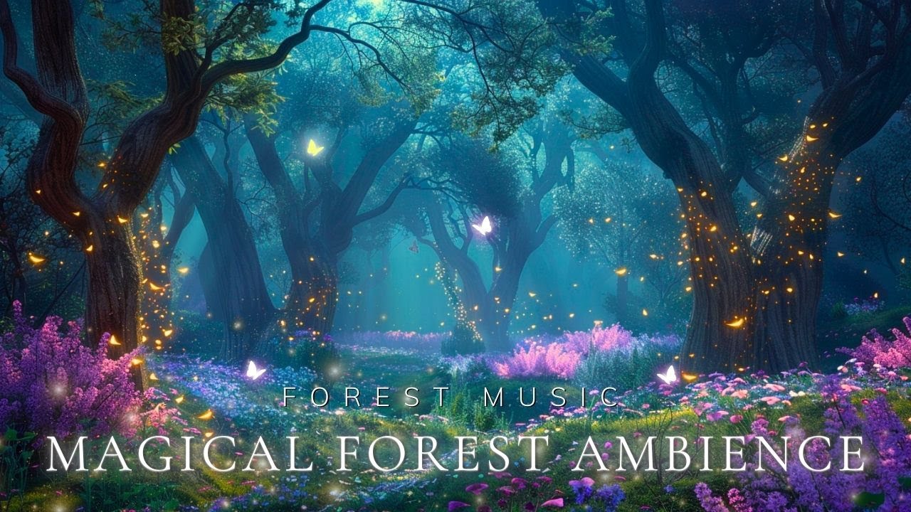 Enchanted Magical Forest 🌳 Calm Your Emotions & Sleep With Enchanting Forest Music & Nature Sounds