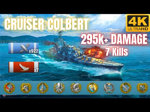 Cruiser Colbert: INSANE COMBACK from a LOST GAME w/ 295K+ Damage & 7 Kills | World of Warships