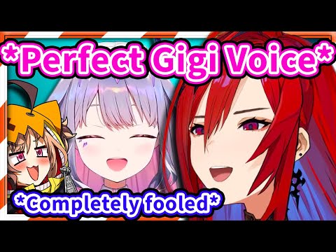 Liz Perfectly Imitates Gigi's Voice and Fooled Biboo 【HololiveEN】