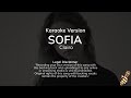 Clairo  - Sofia (Karaoke Version)