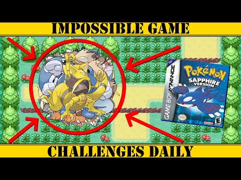 Can You Beat Pokemon Ruby With Only KADABRA?