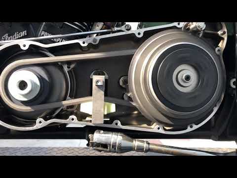 2010 Indian Kings Mountain new BDL chain drive and AFTER Hayden M6-BT01 tensioner install.