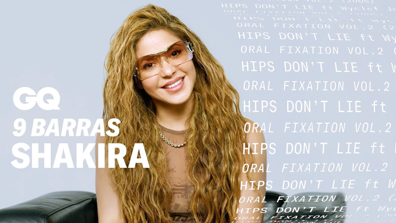 Shakira reacts to her most important songs: Hips Don't Lie, Bzrp, Loba... | 9 Barras | GQ España