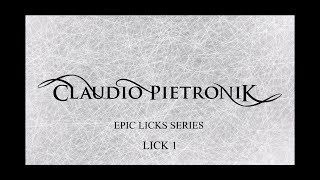 Download lagu Claudio Pietronik - Epic Licks Series - Lick 1 mp3