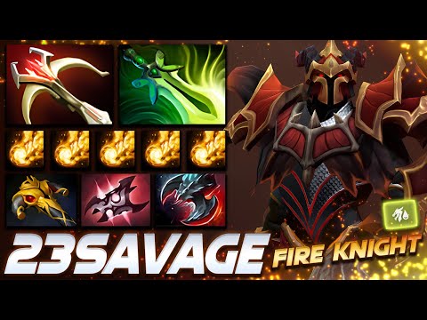 23savage Dragon Knight Fire Fighter - Dota 2 Pro Gameplay [Watch & Learn]