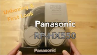 Video thumbnail for Unboxing & First Look | Panasonic RP-HX550 [Deutsch] by Mecky79