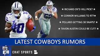 Cowboys Rumors: Connor Williams, Tony Pollard vs. Tavon Austin &amp; Kris Richard Wanted Trysten Hill?