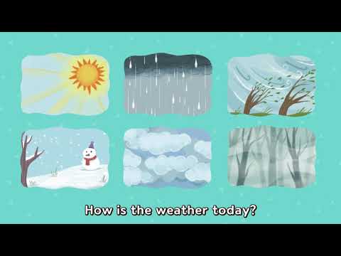 Let's Smile 4 Unit 12 Chant - The Weather Chant