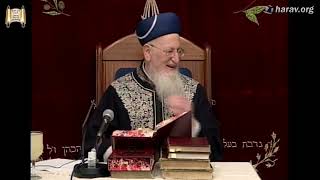 הלכות תענית וימי בין המיצרים  - פרשת פינחס תשס"ז - מרן הרב מרדכי אליהו (הרב מרדכי אליהו זצ"ל) - התמונה מוצגת ישירות מתוך אתר האינטרנט יוטיוב. זכויות היוצרים בתמונה שייכות ליוצרה. קישור קרדיט למקור התוכן נמצא בתוך דף הסרטון