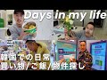 【韓国vlog】物件探し/韓国での日常/仮住まいもこれで最後？/ショッピング/おぱんちゅの