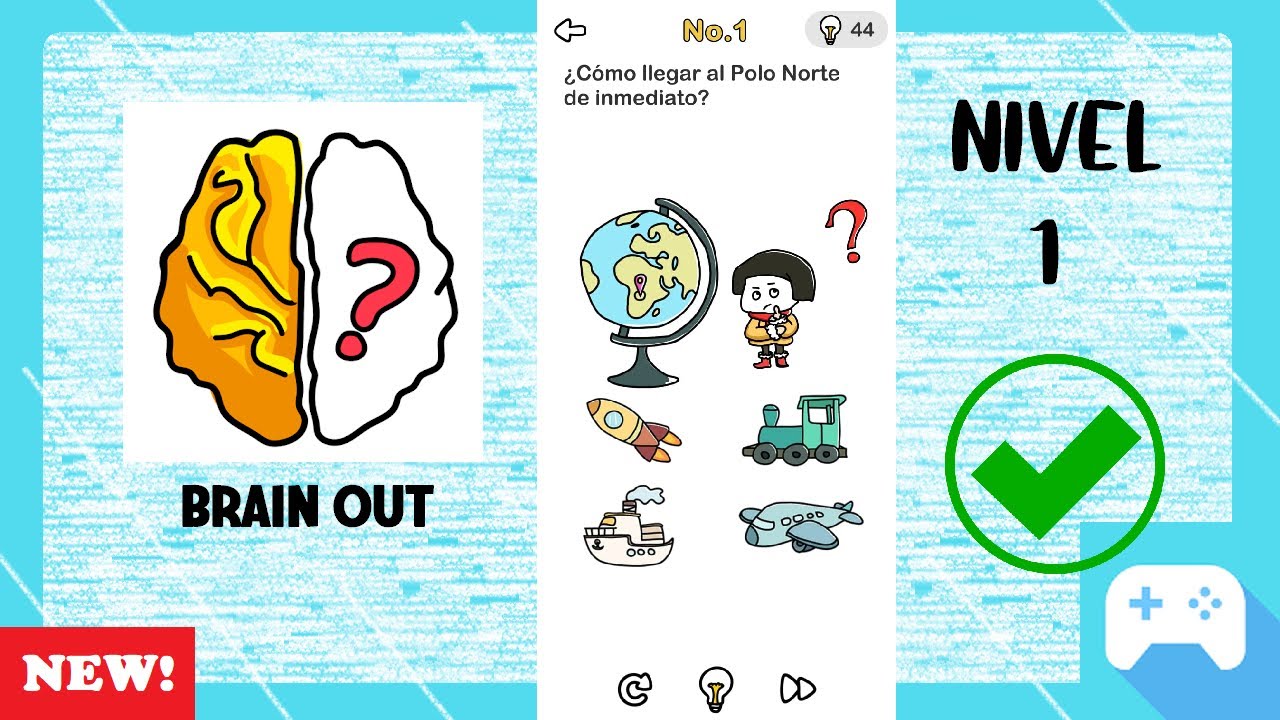 Watch Now Brain Out | Salva a Santa | Nivel 1 - ¿Cómo llegar al Polo Norte de inmediato Brain Out | Salva a Santa | Nivel 1 - ¿Cómo llegar al Polo Norte de inmediato