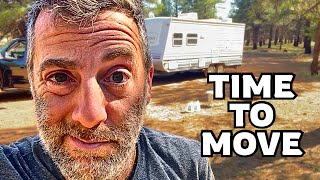 Why I Had to Move Camps (Solo RV Life Unfiltered)