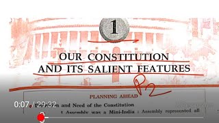 ICSE class 9 chapter 1 Our Constitution and Its Salient Features
