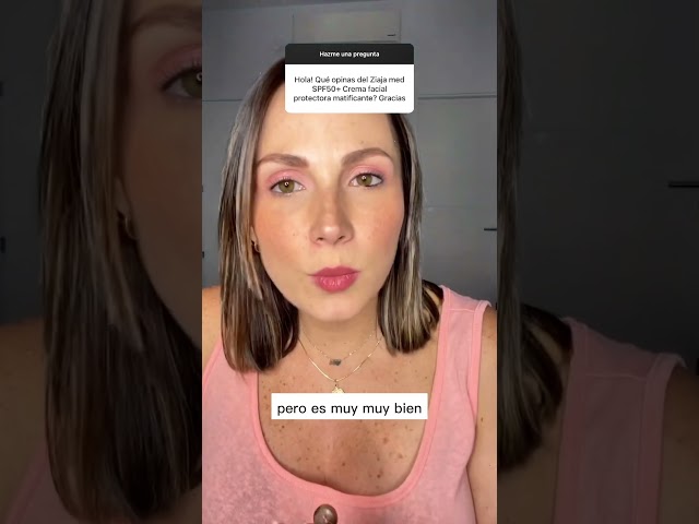 Vídeo relacionado con SPF 50+ Crema facial protectora matificante de Ziaja Med