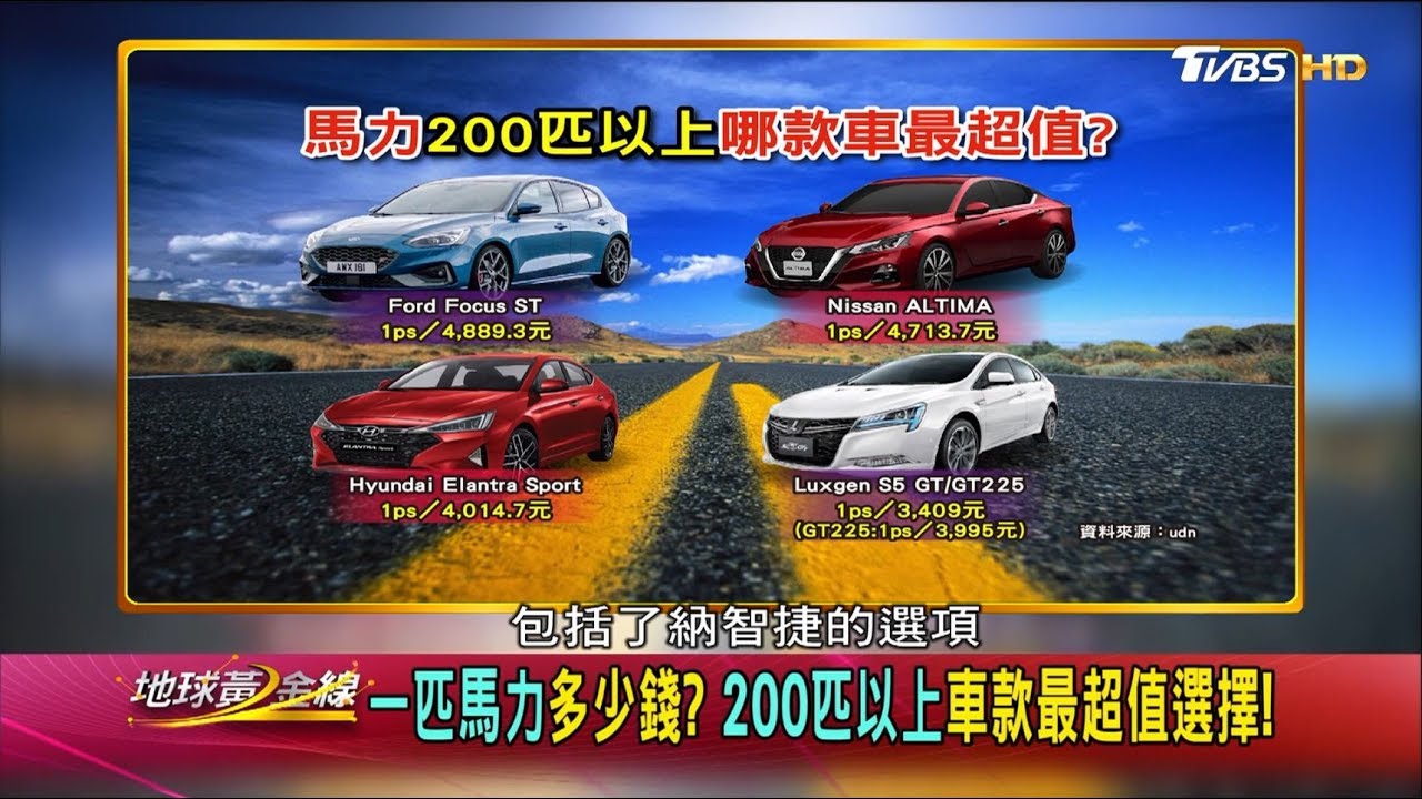 200匹以上房車誰最超值 一匹馬力多少錢?