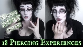 18 Piercing Experiences - What Hurt Most? | Black Friday