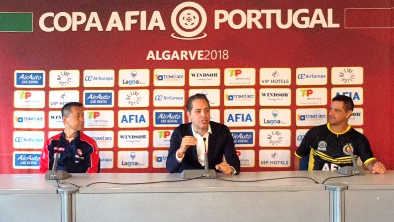 COLETIVA DE IMPRENSA   NIPPON X MADRUGADA COPA AFIA PORTUGAL 2018