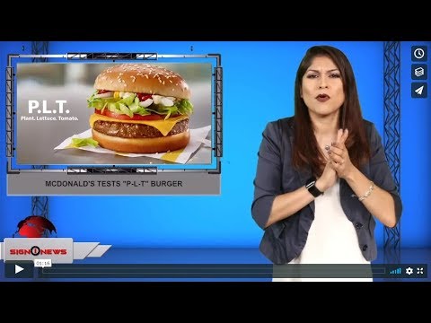 McDonald's tests "P-L-T" burger (ASL - 9.27.19)