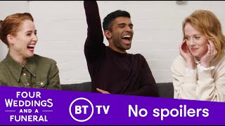 Four Weddings and a Funeral cast take on the Rom-Coms and Romance Quickfire Quiz video