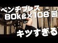 体重×煩悩の数ベンチプレスしたらカラダがエライことに・・・【新年のご挨拶】