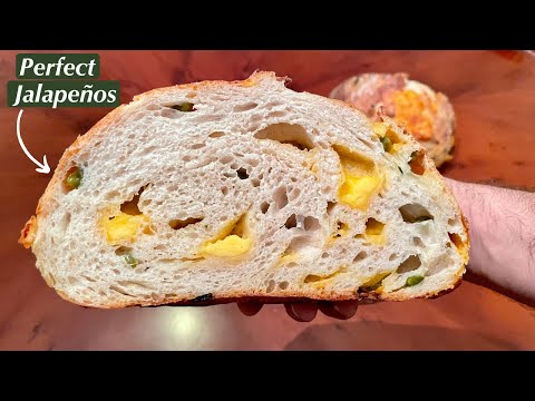 Jalapeño-Cheddar Sourdough Bread | Start to Finish