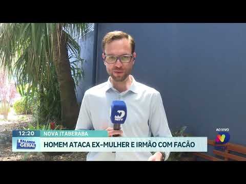 Homem é suspeito de atacar ex-mulher e cunhado com facão em Nova Itaberaba