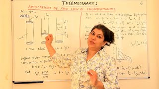 Applications Of First Law Of Thermodynamics- Work- Thermodynamics (Part 6)