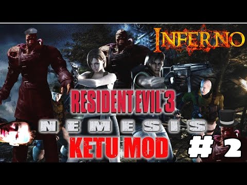 Resident Evil 3 Nemesis - Mod Ketu extremamente infernal [2] Let`s Play uma tropa de Nemesis