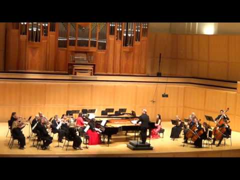 Bach Concerto for 4 Keyboards, I. Allegro - Paradigm Chamber Orchestra. Sep. 19, 2015.