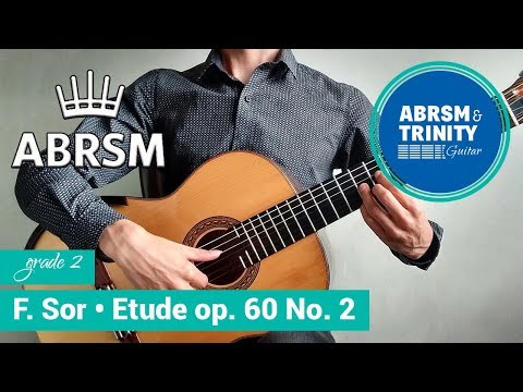 Etude op. 60 no. 2 ★ Fernando Sor 🎵 Grade 2 || ABRSM