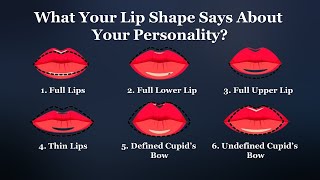 Your Lips Shape Says About Your Personality || Million Things || Personality Tests