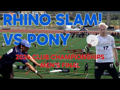 Rhino Slam! vs. PoNY | Men's Final | 2024 USA Ultimate National Championships
