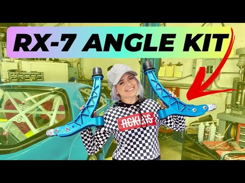 Custom BILLET RX7 Drift Angle Kit !!