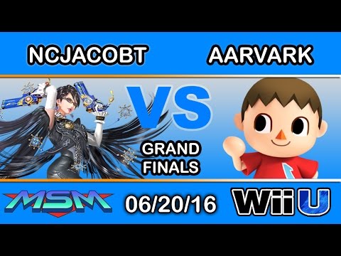 MSM 55 - SCB | NCJacobT (Bayonetta) Vs. Aarvark (Villager) Grand Finals - Smash Wii U