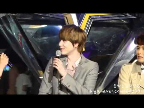 [fancam] 110811 Superstar K 3 interview - Super Junior KRY (Kyuhyun 1)