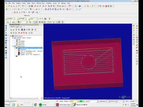 MasterCAM tutorial C   Solid Verify virtural machining