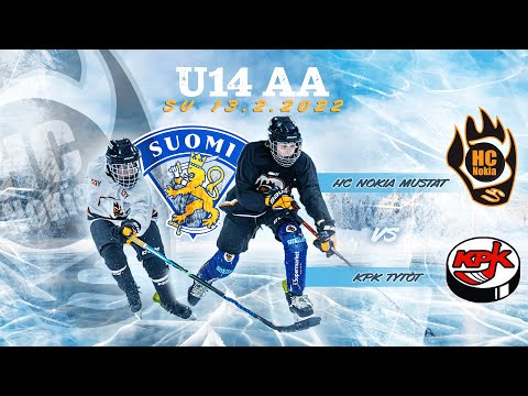 13.2.2022 klo 10.45 HC Nokia Mustat - KPK Tytöt // U14 AA // Jatkosarja