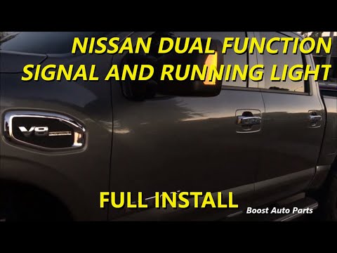 Dual Function Nissan Titan & XD Mirrors (Running Light and Signal)