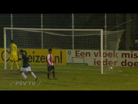 Klinkende overwinning voor Jong PSV op Feyenoord