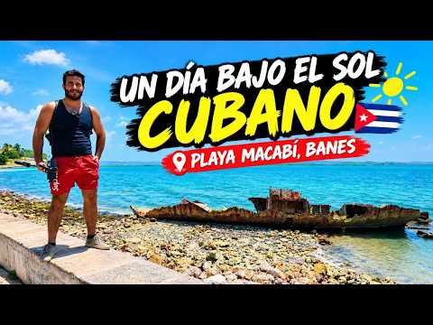Visitando la PLAYA MACABÍ en CUBA, municipio BANES #cuba #holguin #banes