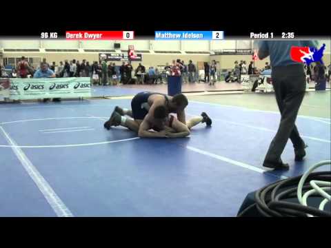 Derek Dwyer vs. Matthew Idelson at 2013 ASICS University Nationals - GR
