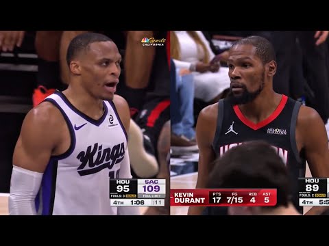 Russell Westbrook Put Kevin Durant To Bed In The 4th Quarter 😨