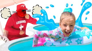 Nastya dan peraturan keselamatan di kolam renang dan episode pendidikan lucu untuk anak-anak