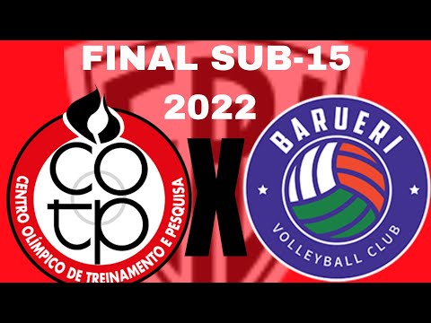 COTP X BARUERI SUB-15 FINAL JOGO 1 FEDERAÇÃO